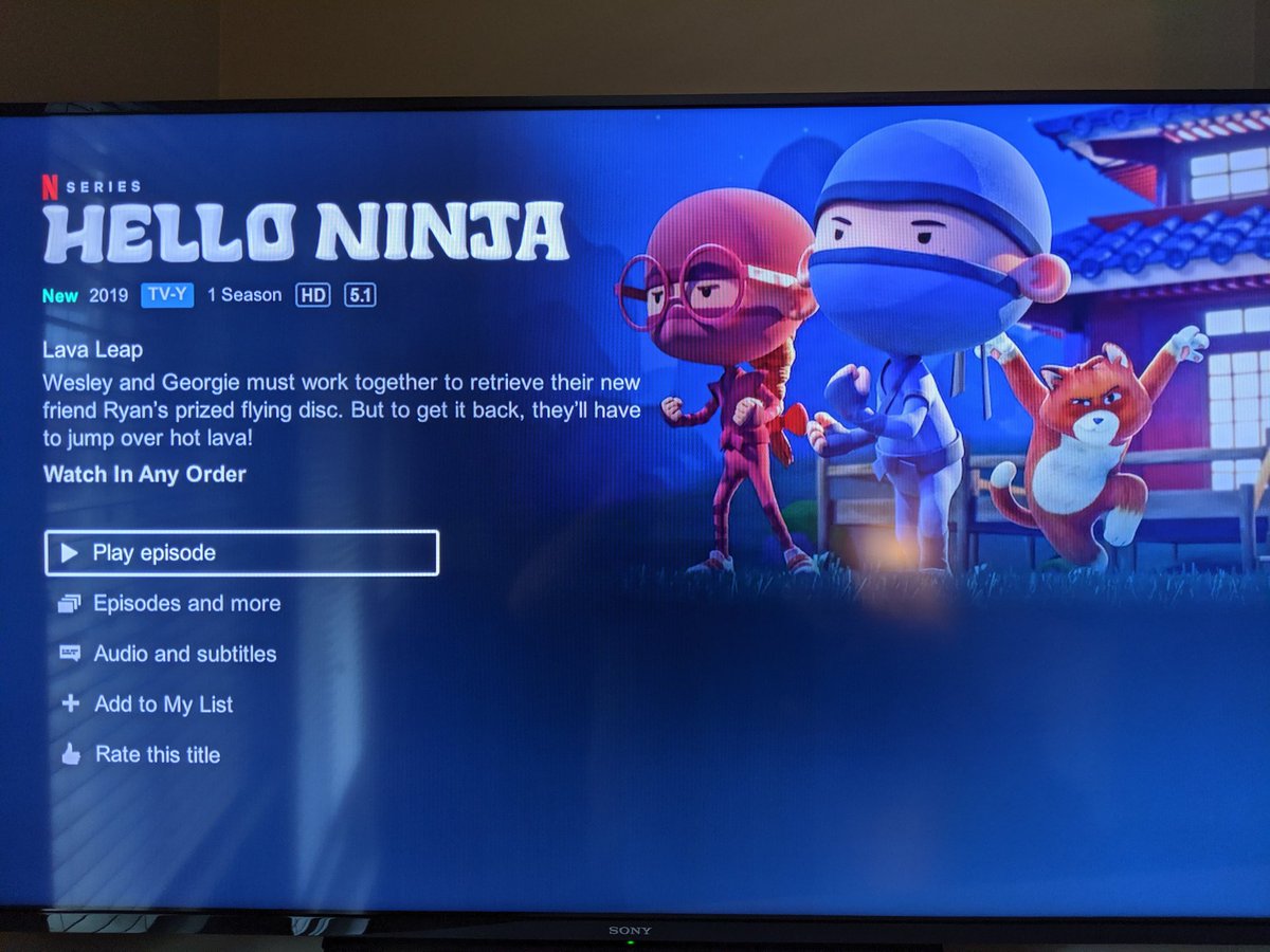 JWilson022's tweet photo. First ten episodes are out on @netflix
So proud of the team @atomiccartoons for the amazing work! Go watch it!  #helloninja #atomiccartoons  #netflix https://t.co/28rD8rJ3tB