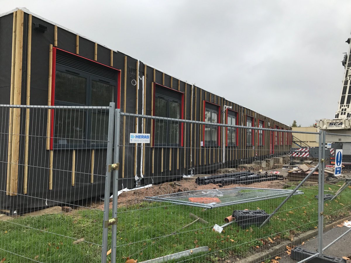 Our new 'James Brynin Building' at SGS, named in memory of former student James, will be open after Feb half term. 10 superb English classrooms to replace all SGS 'huts' #SteyningFamily #Gratitude