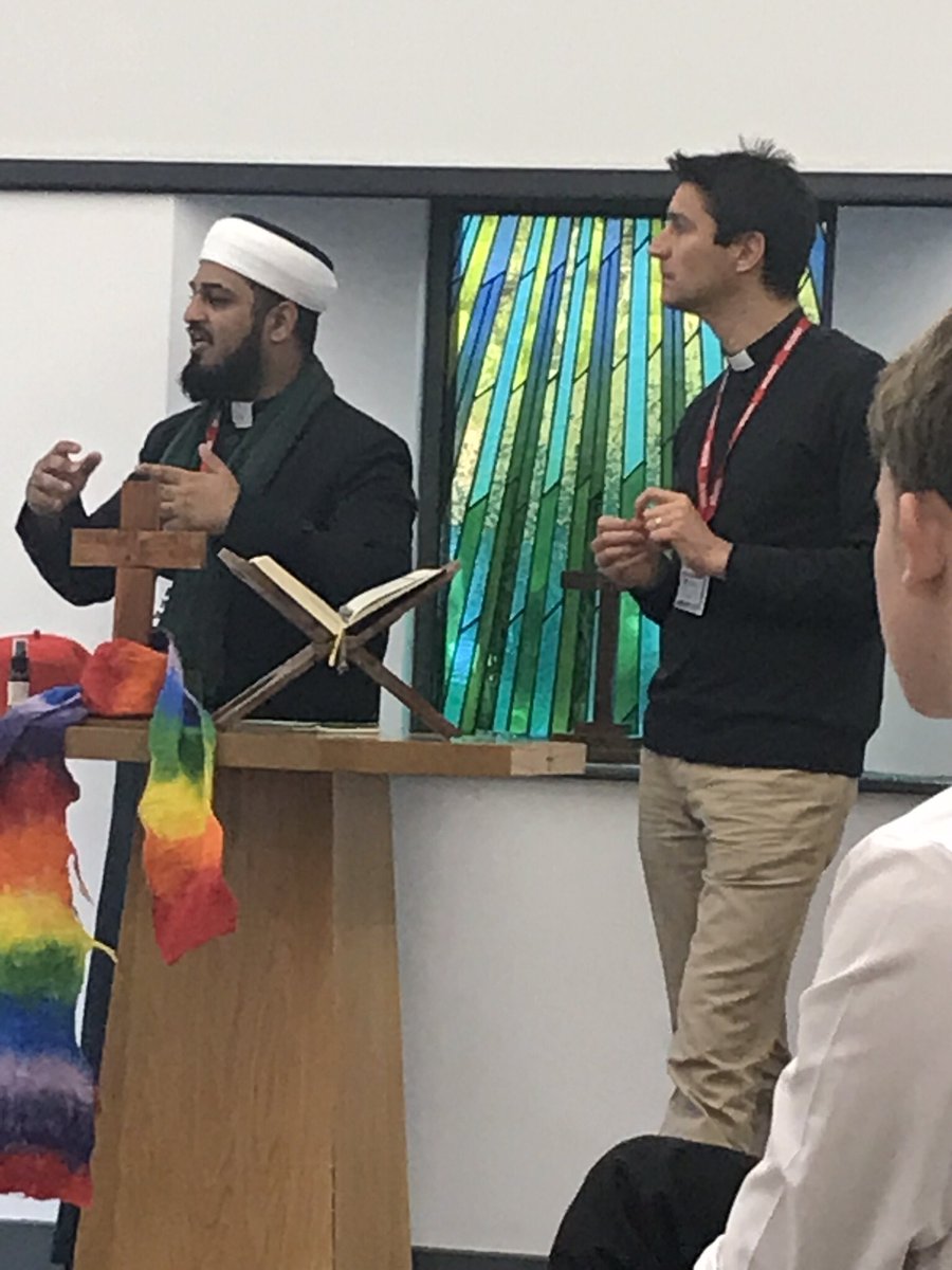 StAidansRS's tweet photo. Last half term was a busy one in RS dept! Interfaith visits from a vicar &amp; Imam, Christchurch trip for yr7 &amp; open day! Plus Mrs Gee popped out a salmon eyeball on yr7 Bushcraft trip - yuk! https://t.co/KaVRrtqTqC
