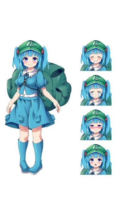 河城にとり #東方 #河城にとり https://t.co/2y2fDrM2TW 