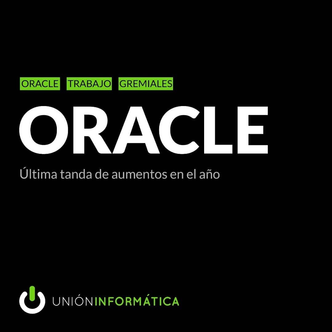 unioninf's tweet photo. Con el último porcentaje de recomposición salarial, #Oracle acerca los sueldos al piso estimado de inflación de 2019. 📈
También hay novedades de los Empleados Despedidos y el plan de Outplacement. 🗣
.
👉 https://t.co/VVLOcZtBVe
.
#UnionInformatica #UITeInforma #UI #InformesUI https://t.co/F10rLexeiM
