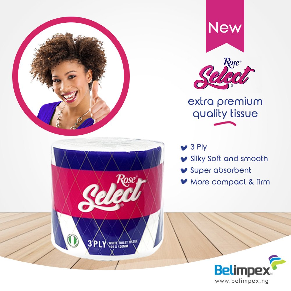 belimpexlimited's tweet photo. #NewProductAlert
Introducing the All-new Rose Select extra premium white toilet paper.
Premium care just got extra premium.
#RoseSelect #ToiletPaper #Belimpex https://t.co/ZVzOL4hJYr