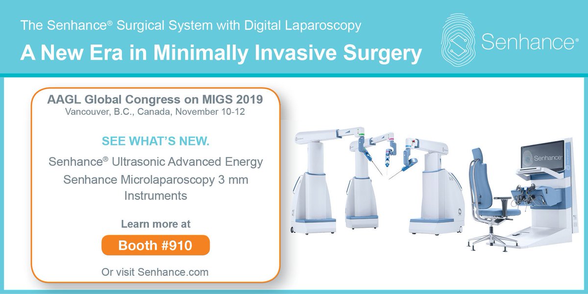 AsensusSurgical's tweet photo. We look forward to attending #AAGL2019 in Vancouver - Visit #TransEnterix Booth 910 and learn how #Senhance and #DigitalLaparoscopy are #ElevatingMIS. Reserve your Senhance Surgery demo here: https://t.co/FGJxQrZFrO
#MIGS
@AAGL
#microlaparoscopy https://t.co/lyUFhy4QUA