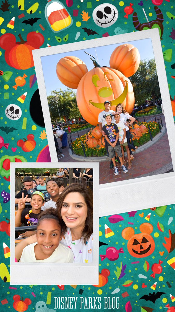 Creating memory pages from our trip to #DisneySMC &amp; the Halloween season🎃loving the wallpapers from the @disneyparks blog! @DisneyMoms