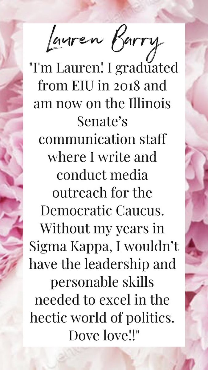 This 🌟Sister Alumnae Spotlight🌟 goes out to.... Lauren Barry! Here’s what she’s been up to!! 💜💜