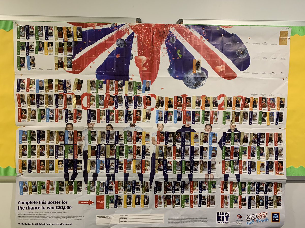 Can you help us <a href="/Greenbraeschool/">Greenbrae School</a> finish our Aldi sticker poster? We only have a few days left and we are SO close. Thank you 😊