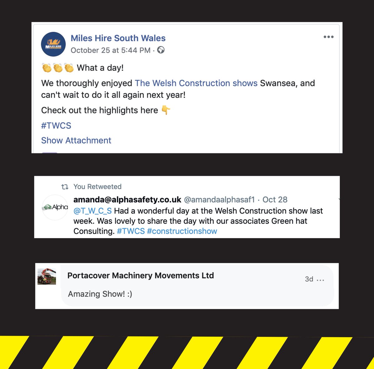 T_W_C_S's tweet photo. Take a look at what the exhibitors have to say about our Swansea show!

Thank you all for your support and for taking the time to leave us your feedback.

#TWCS https://t.co/yxzxLndiP7