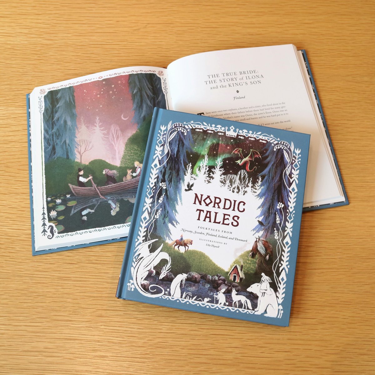 From <a href="/ChronicleBooks/">Chronicle Books</a>, “Nordic Tales: Folktales from Norway, Sweden, Finland, Iceland, and Denmark” is a collection of 16 traditional #folktales that transport readers to the enchanting world of #Nordic folklore.