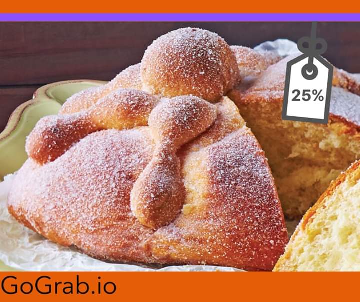 PideEnLineaMX's tweet photo. ¿Antojo de Pan de muerto? entonces pidelo por #GoGrab a Reposteria San Marcos y te lo llevamos hasta tu casa, ademas recibe un 25% de descuento al pedir por #GoGrab

Cupón: diademuertos

Tienda: https://t.co/henEi7wmhO

#Aguascalientes #PideEnLinea #DiaDeMuertos https://t.co/LQVvOVJWhl