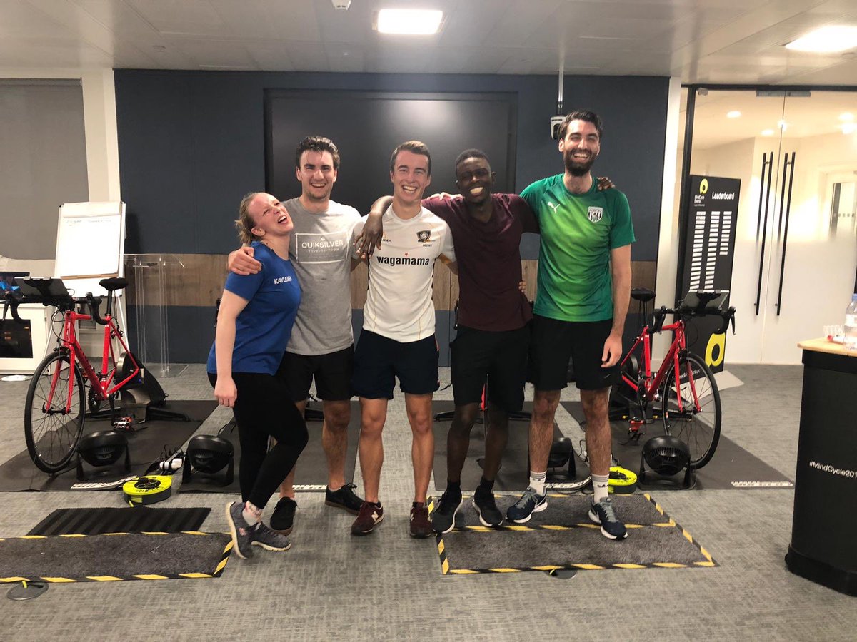 ZurichInsUK's tweet photo. The Zurich team loved being part of the #MindCycle event today to tackle mental health #SmashingtheStigma Thanks @Rob_InsideOut for organising it all! https://t.co/ATEMFjQRCP