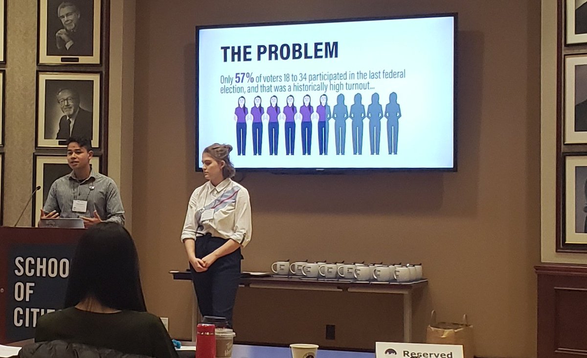 UofTCities's tweet photo. #SchoolofCities Student Academy Working Group @PAYCECan on empowering youth to participate in the #Elxn43. https://t.co/k31I3xvsyN