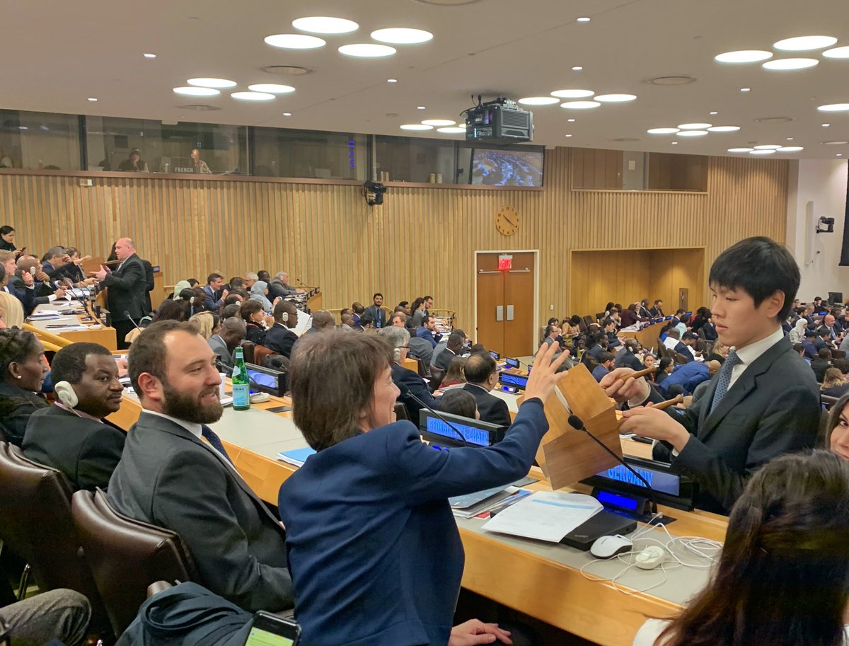 GermanyUN's tweet photo. #FifthCommittee: 🇩🇪candidate Udo Fenchel has just been elected to the @UN advisory committee on admin and budget. He will serve on the committee for the next three years. 

Congratulations, @foeniculum! #acabq 

Here is a behind-the-scenes look at the elections 👇👀🗳🗳 https://t.co/KqdoLGFeca
