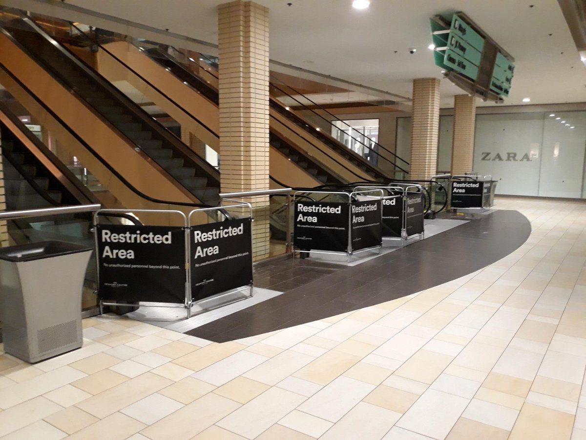 Great to see #ktech custom barricades in the Newport Centre Mall, NJ @newportctr For your custom or standard barricades call Mark at 1-800-993-9399.