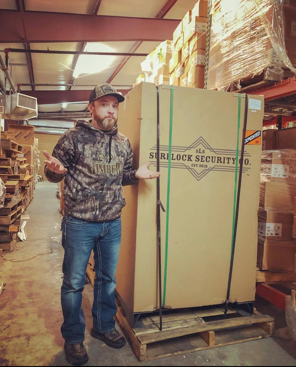 Surelock_Co's tweet photo. Surprise @Buck_Commander! We hope @williebosshog enjoys it!
.
.
#SureLock #SurelockSecurity #buckcommander #huntingcamp #deerhunting https://t.co/E3RTOmhwDE