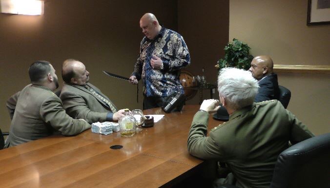 Scorpionkingct's tweet image. When a business meeting goes south. Some still images for my feature film Reflections releasing in 2020. #teamreflections #indiefilm #blood #money #machete #africa #russians #moscow #fight #onset #film #russianfilm