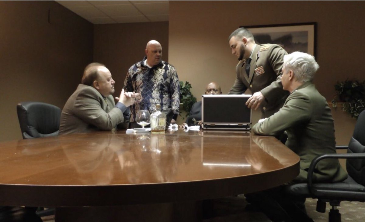 Scorpionkingct's tweet image. When a business meeting goes south. Some still images for my feature film Reflections releasing in 2020. #teamreflections #indiefilm #blood #money #machete #africa #russians #moscow #fight #onset #film #russianfilm