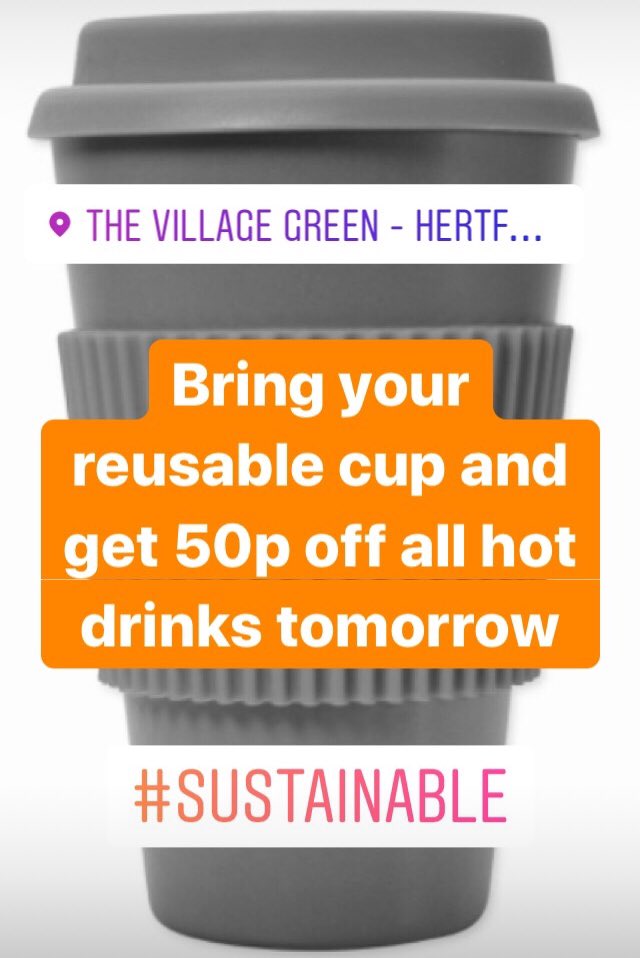 Bring your reusable cup tomorrow! 🔥 #hertfordheath #BonfireNight #Sustainability #hertfordevents #local #community