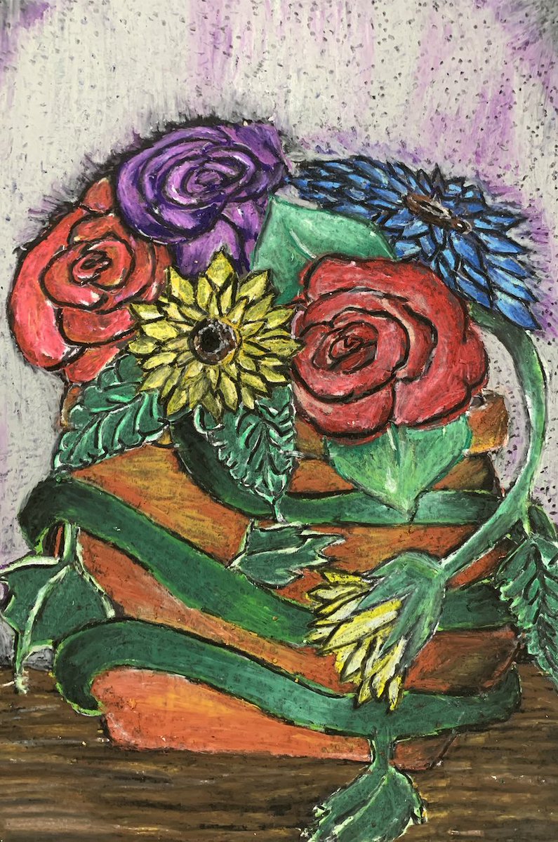SchoolMinor's tweet photo. Art II Plant still life 
@MinorHighTigers @JefcoedArts https://t.co/VgdHL3se47