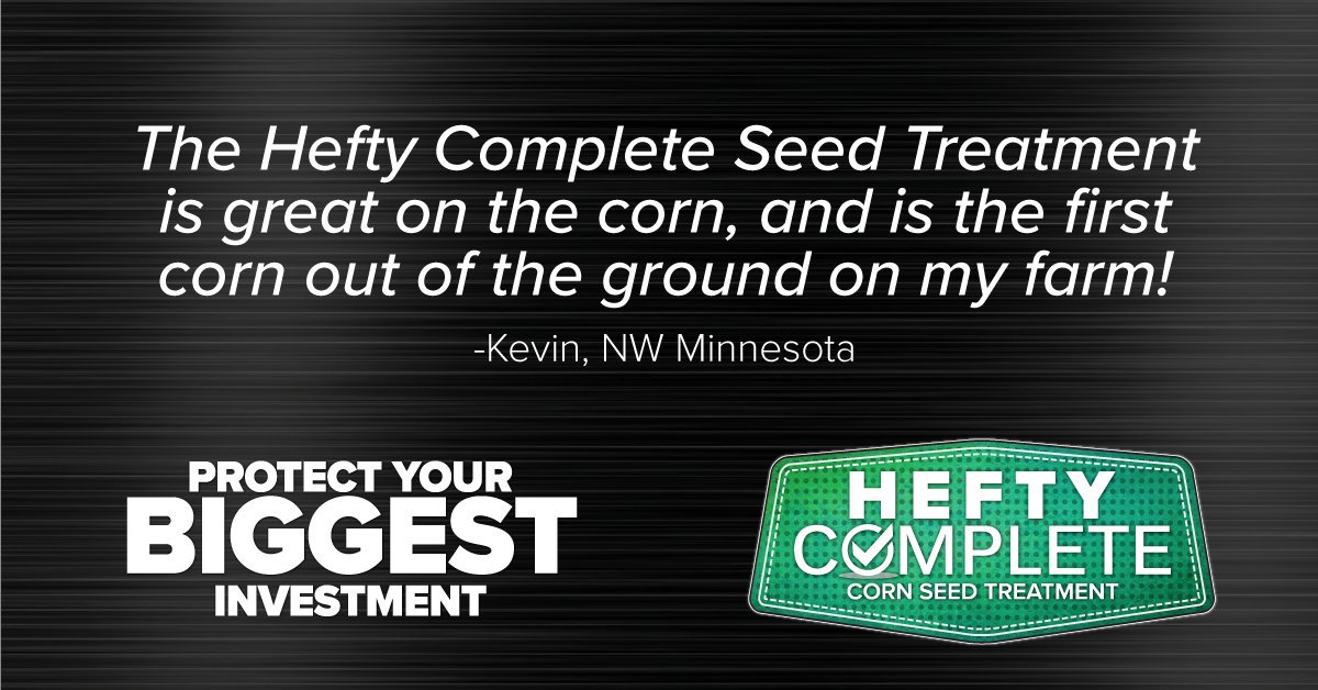 HeftySeed's tweet photo. 2019 was a great year to put our years of research to the test and show you the value of the Complete Seed Solution. Visit us online or contact your agronomist to learn more about Hefty Complete Corn. #heftycorn #harvest19 #heftyyields #plant20
https://t.co/Kqk78bdTob https://t.co/s2wDOQRgeu