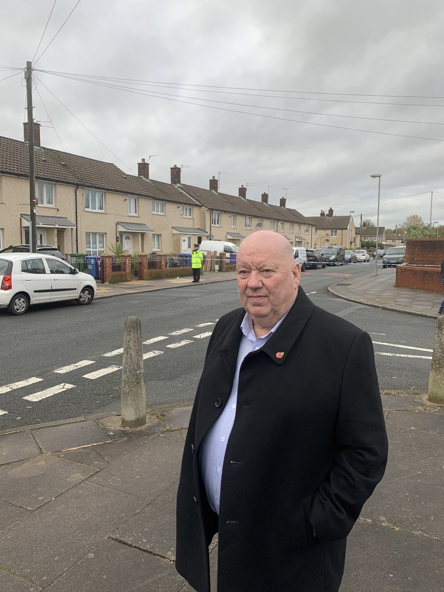 Out speaking to residents in sceptre road Croxteth earlier today after the horrific incident last night. Fortunately Lots of kids were in the Gems Centre. A sad night in what is a fantastic community, people full of praise for our Police service. Community spirit still there 👍💜