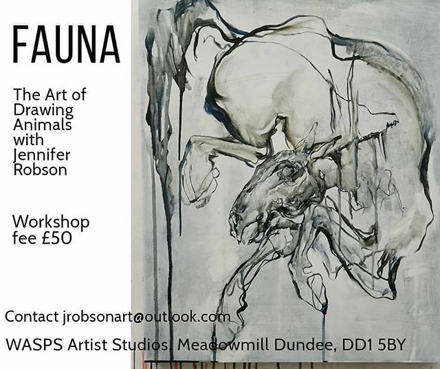 waspsdundee's tweet photo. Posted @withrepost • @jenrobsonartist Only 2 spots left!!! My animal drawing workshop at my studio,  @waspsdundee on Saturday 16th November 12 - 4pm is nearly sold out. 
We will spend the day exploring what animals mean to you and how they bring comf… https://t.co/MGqNNtK7Lu https://t.co/aTz9PPg79G