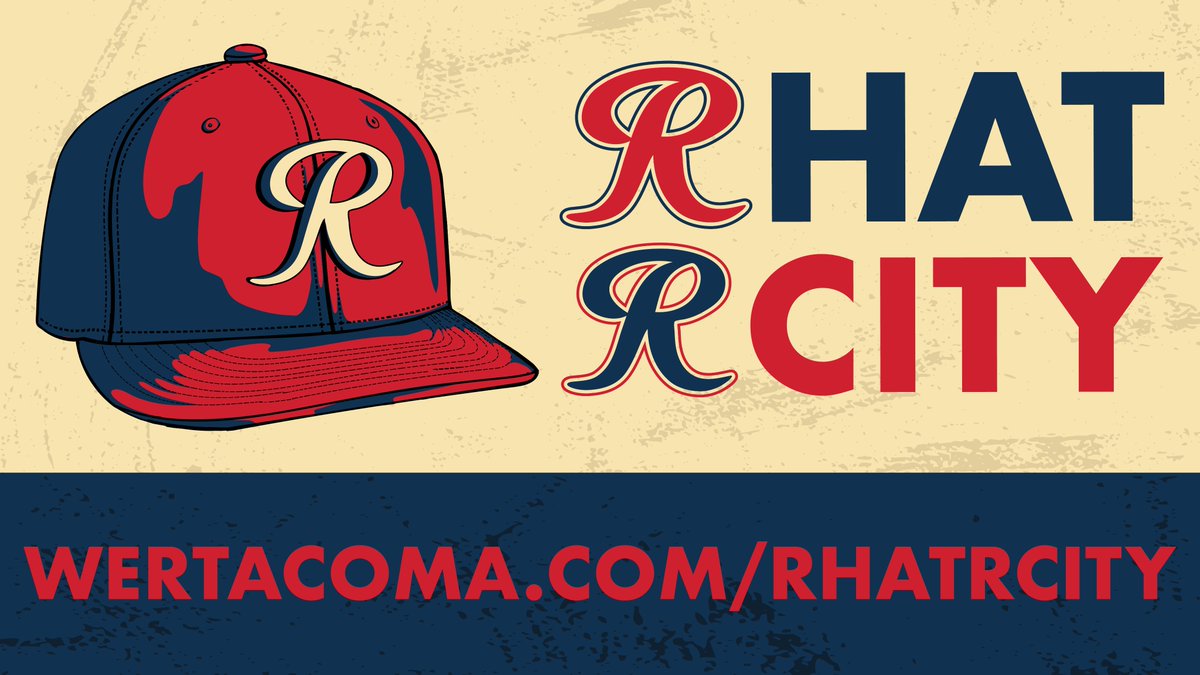 RainiersLand's tweet photo. Wearing the 'R' stands for something greater than ourselves. Rock a new Rainiers hat to support a local initiative like @JasonLeeBobcats "Watts Up!" solar project, and together we can do something special in Tacoma #RHatRCity https://t.co/EUvBSr1vC1