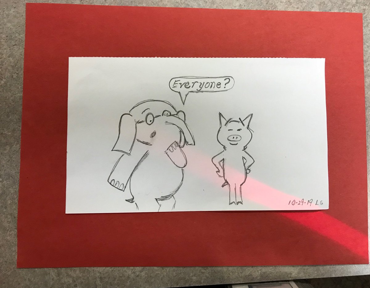 PatKulie's tweet photo. Another Elephant and Piggy work of art from Mr. Garcia!
Thank you!!❤️ https://t.co/y5jca8VXUH