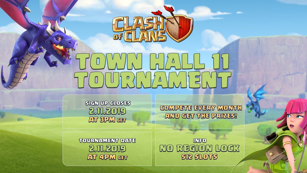 5 x $11 000? Sounds like a good plan! Make sure to join the <a href="/ClashofClans/">Clash of Clans</a> Town Hall Cup Series: TH11 tomorrow and get the awesome prizes for your team! ✨

📅 2nd November at 4PM CET 
⚠️ Sign up closes at 3PM CET! 

➡️ Register Now: esl.gg/32Ay4rs