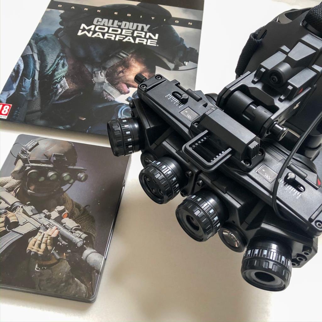 BennyCentral's tweet photo. RETWEET for a chance to win a copy of Call of Duty Modern Warfare: Dark Ops edition! Night vision goggles are 🔥

Big thanks to @BelongArenas and @CallofDutyUK for the opportunity! #ad https://t.co/A6jE8E7GHj
