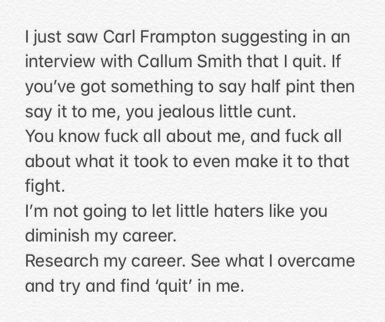 A bit too long for a tweet and we’ve blocked each other so someone please tag him.