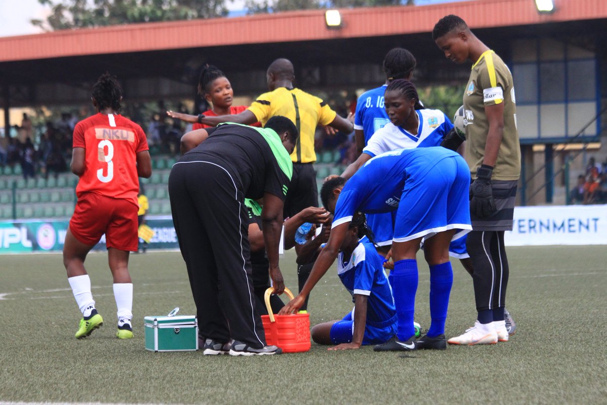 Adeniyimuyiwa4's tweet photo. UPDATE!!! 

FT: Rivers Angels FC  0 - 0  Bayelsa Queens 

What an impressive game from both side.

Penalty is expected to take place. 

Who advance to the Final? 

@NWFLLive

📷: Adeniyi Muyiwa Sirmayor (SportRetina). 

#NWPL19 
#Super4 
#NaijaFootball 
#SportRetina https://t.co/Hlr2AaDHS5