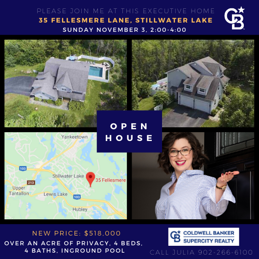 SupercityRealty's tweet photo. Everything you've always wanted in a home! Don't miss your opportunity to see first hand, what first-class living is all about! OPEN HOUSE: Sunday 2-4pm. 35 Fellesmere Lane, Stillwater Lake. #openhouse #stillwaterlake #Halifax #RealEstate #executivehome https://t.co/i53Q2BL7uA