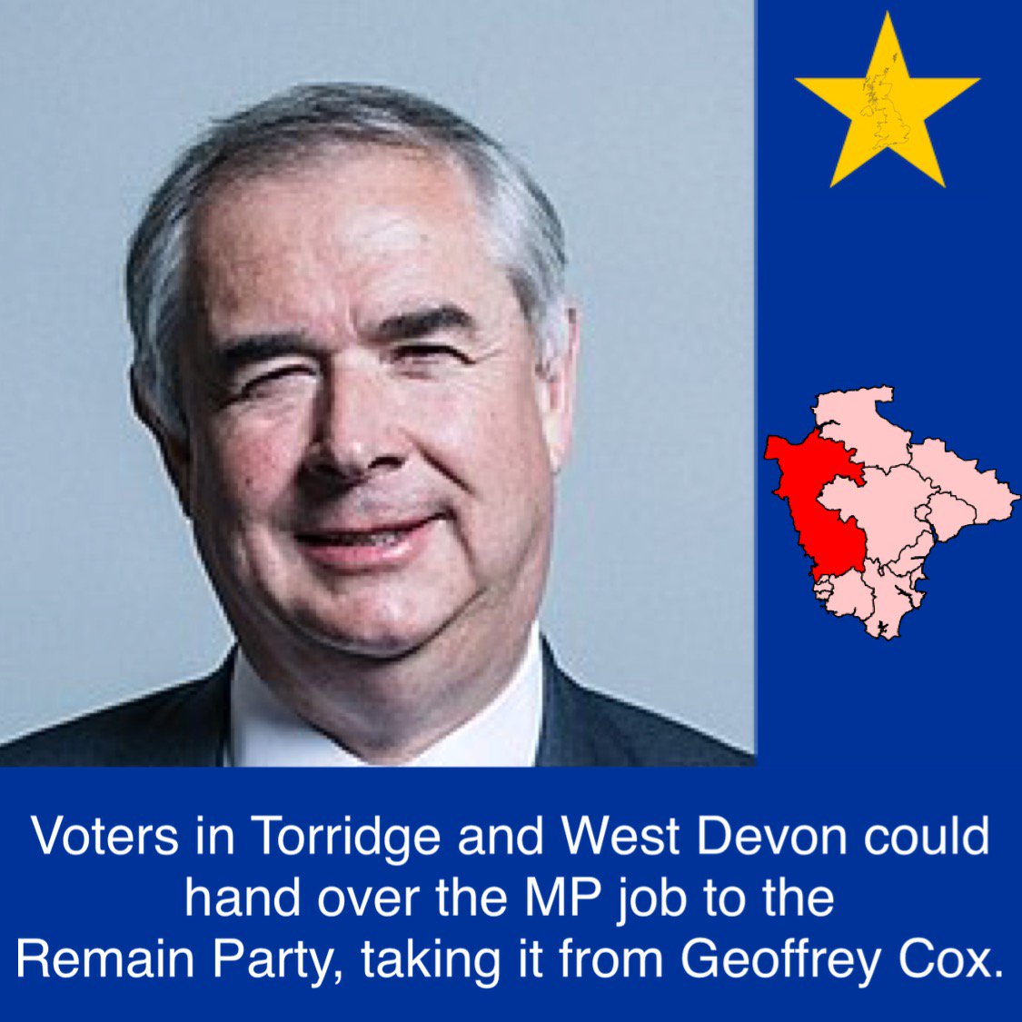 remain_party's tweet photo. This Tory politician could be defeated by the Remain Party but only if @UKLabour @LibDems @theSNP @Plaid_Cymru @ForChange_Now @TheGreenParty agreed to Remain Party policies.

#Remain #RemainParty #RemainAlliance #Brexit #RegisterToVote #Election2019 #Labour #LibDems #green #SNP https://t.co/chT2UvpzQK