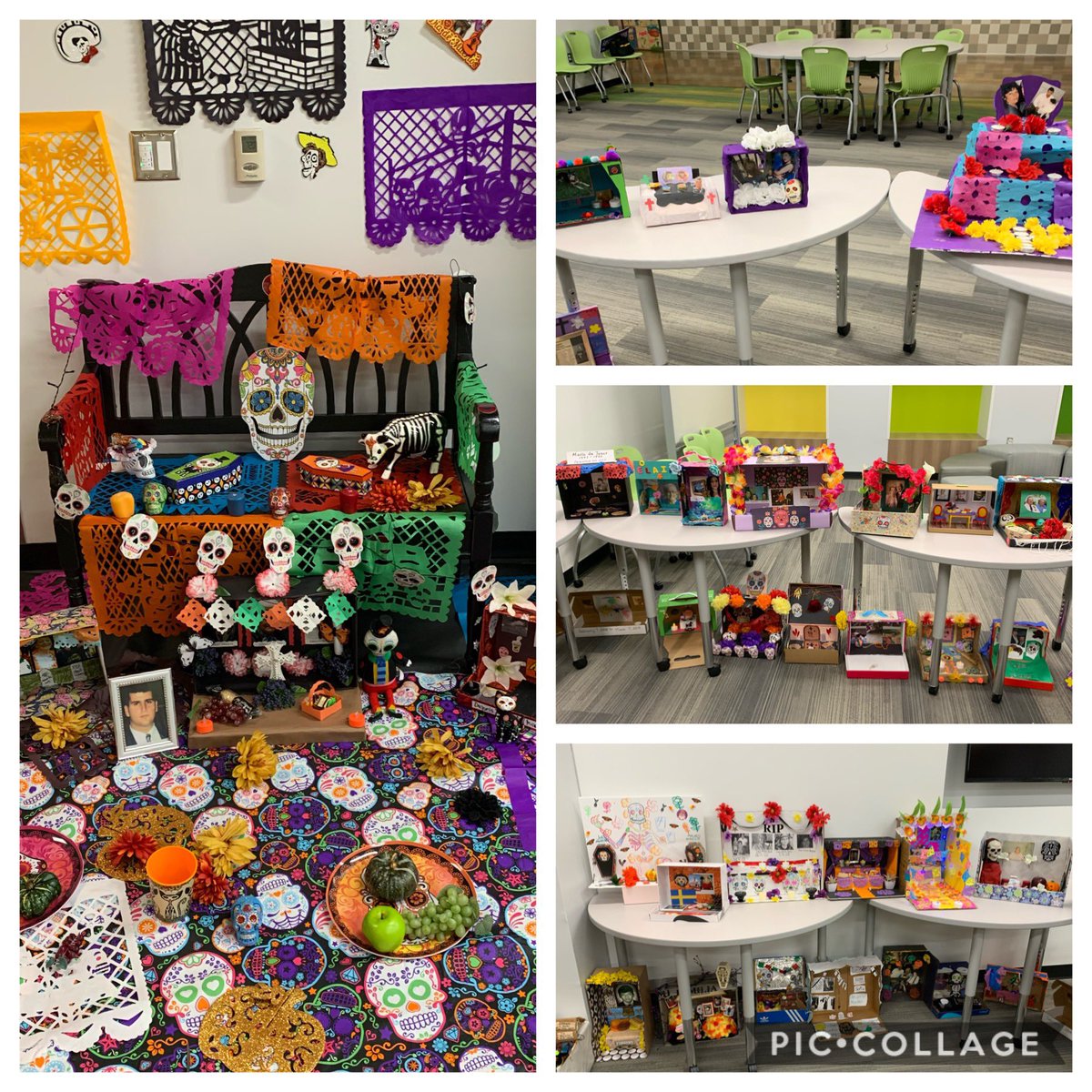 Bridget Jones (@ccmrsjones) on Twitter photo Our Dual Language and Bilingual classes made a beautiful ofrenda in honor of their loved ones that have passed for Dia de los Muertos. <a href="/HernandezSmcisd/">Hernandez Elementary</a> <a href="/SanMarcosCISD/">San Marcos CISD</a> #BeTheOne Our Dual Language and Bilingual classes made a beautiful ofrenda in honor of their loved ones that have passed for Dia de los Muertos. <a href="/HernandezSmcisd/">Hernandez Elementary</a> <a href="/SanMarcosCISD/">San Marcos CISD</a> #BeTheOne