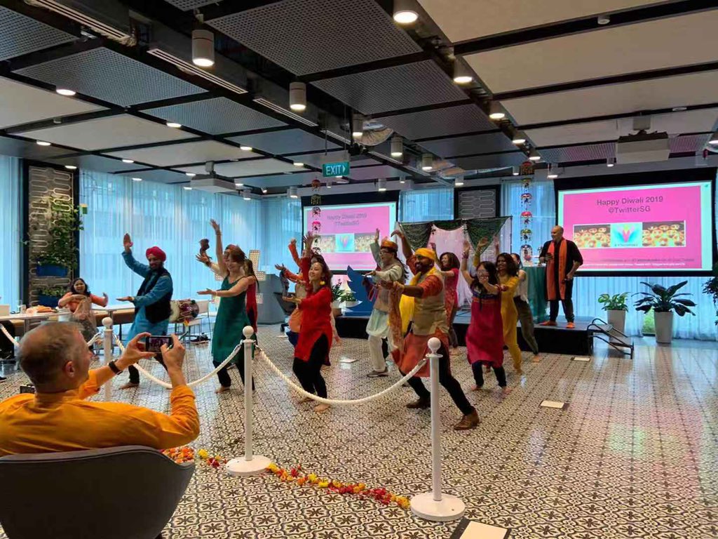 Pat2Young's tweet photo. A better prize than @TwitterAsians -branded sock? A pair of TwitterAsian-branded socks! Had a blast dancing and laughing with my wonderful #Baraatis teammates #BollyDiwali https://t.co/cISWHL818H