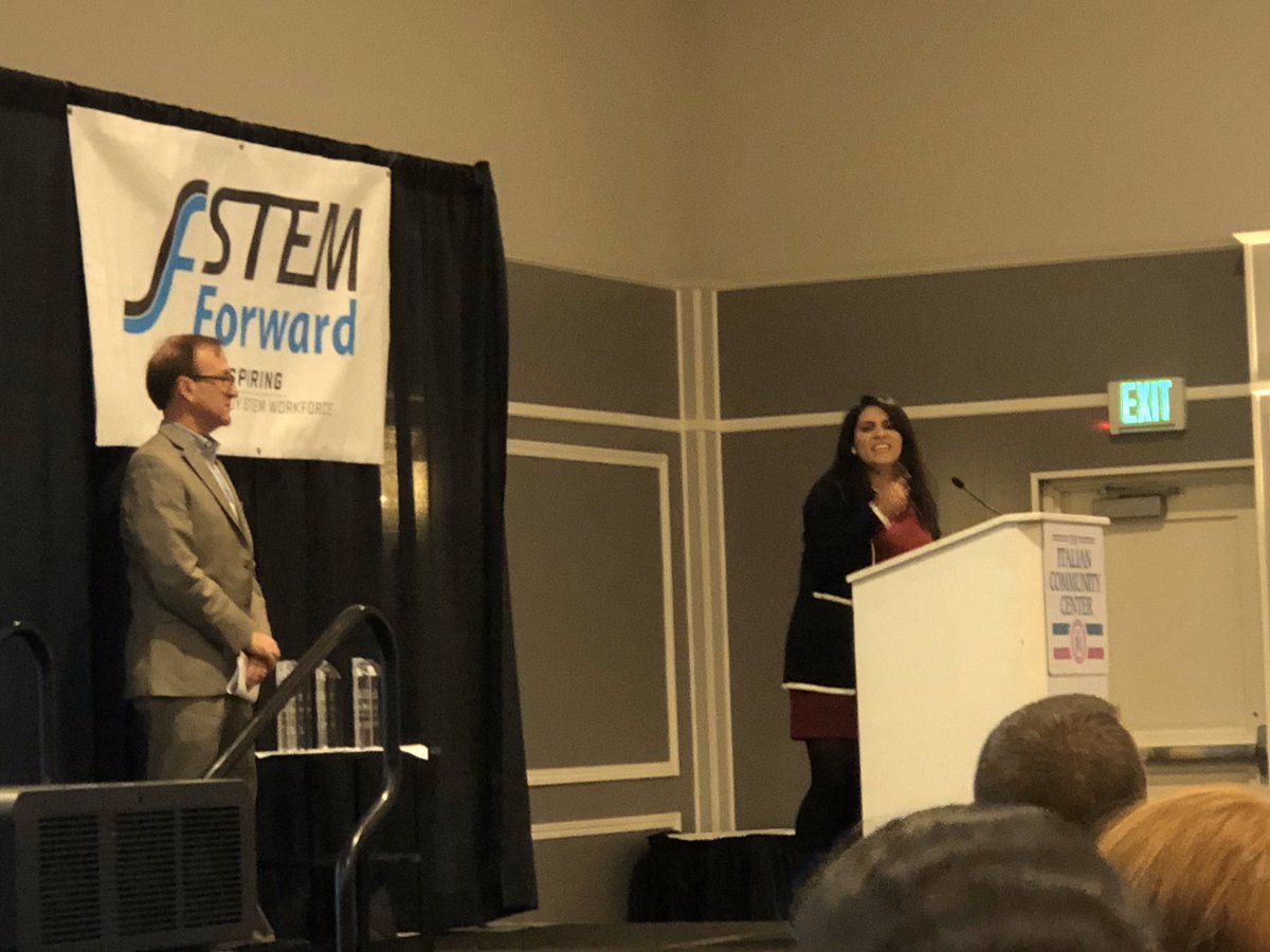 ranell_io's tweet image. @amfam sponsored the luncheon and Stemmy Awards for the @STEMForward 16th Annual #SySTEMnow conference. Kudos to the recipients of the Stemmy Awards who have made a commitment to provide support and mentoring to our future innovators and entrepreneurs #Technology #insurance