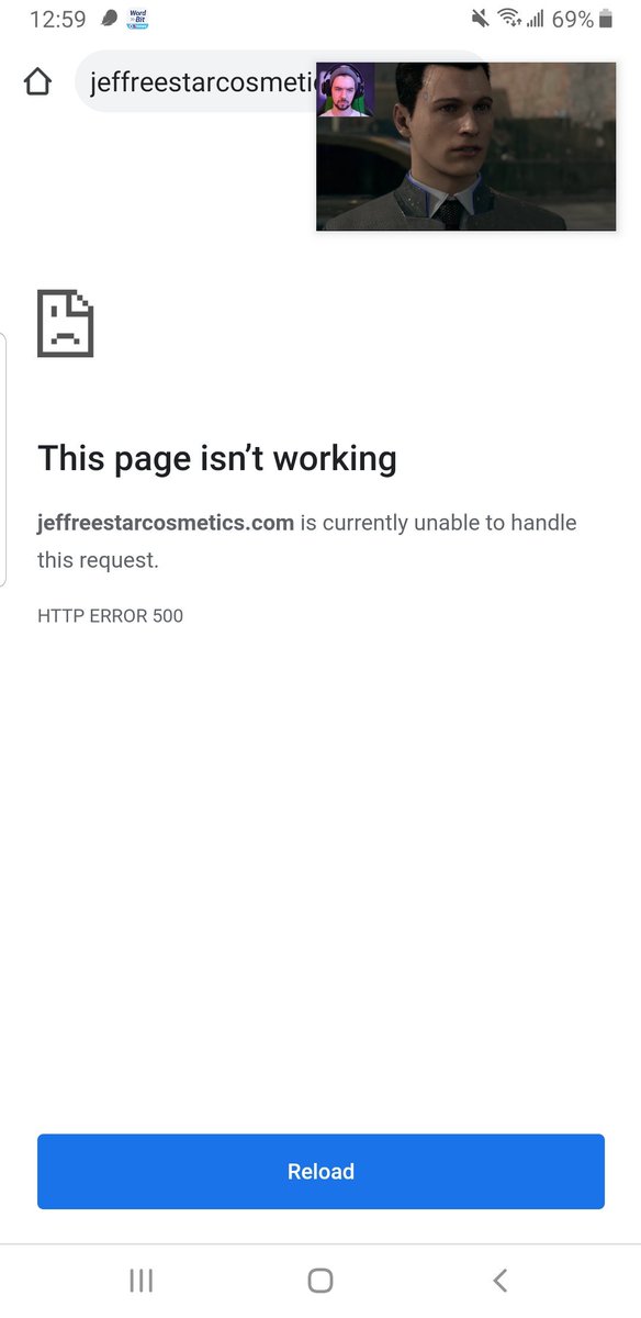 LadySourwolf's tweet photo. I have literally been on this site for the past hour but the second I go to refresh the page I get this #ShaneDawsonXJeffreeStar https://t.co/wDOvoBmMVm
