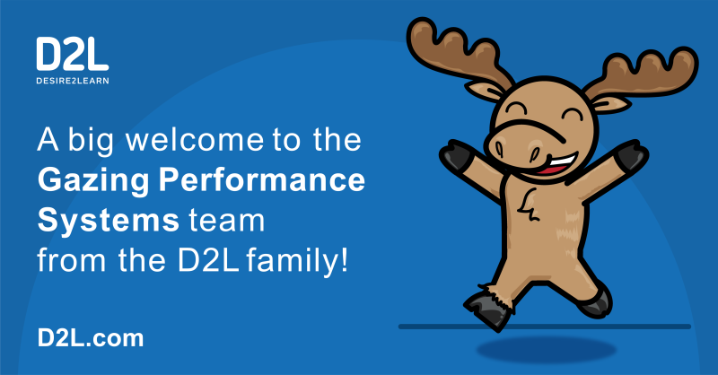D2L_EMEA's tweet photo. "Not only does Brightspace have the capabilities and usability we need, but D2L has a real understanding of our product offering and approach" says CEO of @gazingtraining, Martin Fairn. Welcome to the D2L family! #WelcometoD2L #blendedlearning https://t.co/SeeEVGFfUv https://t.co/WxC429Uf8U