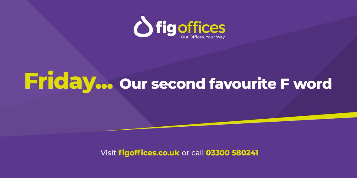 Our favourite F word is 'Fig'. Of course. 😋 #FigOffices