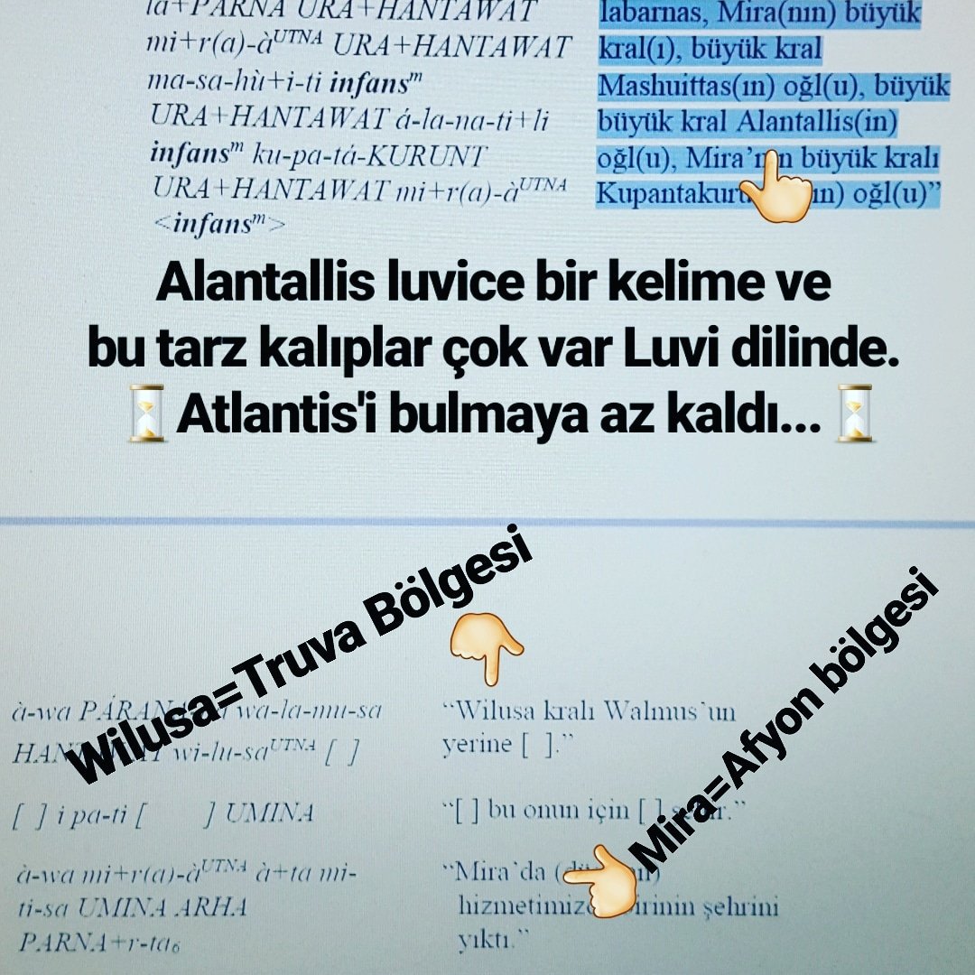 shafakgokturk's tweet photo. Atlantis'i luvi yazıtlarında da bulmaya az kaldı... Çalışmalara devam...
#luvi #luvice #atlantis #atlantisegede https://t.co/1Yhhz3YH3i
