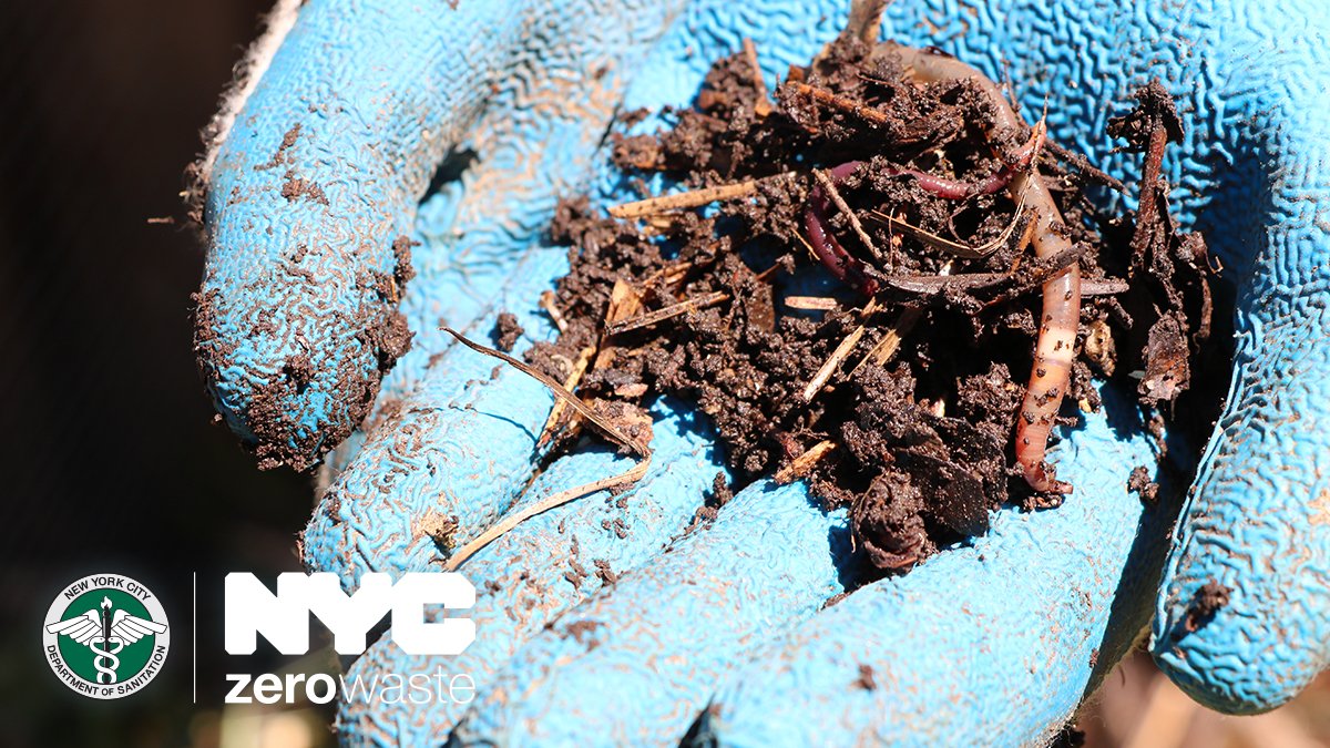 NYCzerowaste's tweet photo. Curious about the worm-compost connection? Attend a WormShop on 11/9 | 11am-12pm with the NYC #CompostProject Hosted by @SnugHarborCCBG to learn how to use worms to convert food scraps into compost for your plants. Register at: https://t.co/QvkbJOYjYl https://t.co/DjLHS1okv1