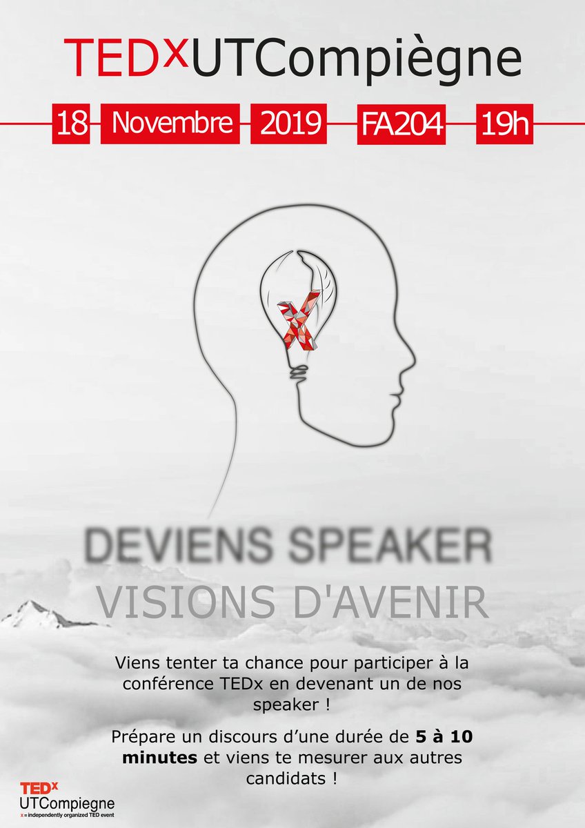 TEDxUTCompiegne's tweet photo. Bonsoir chèr-e-s UTCéen-ne-s !

Voici le moment que vous attendiez tou-te-s, le concours #DeviensSpeaker ! 🗣️💬

Une chance unique de prendre la parole pour partager des idées, le tout devant une centaine de personnes lors de notre talk #VisionsdAvenir 👁️🌱

⬇️ À dérouler ⬇️ https://t.co/QRM4SZAzGM