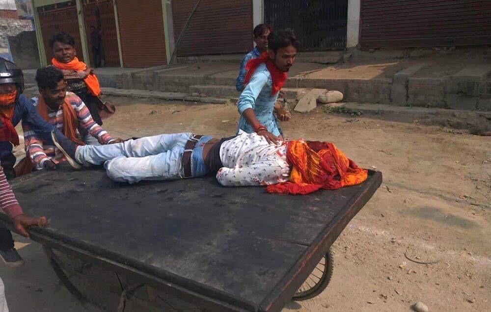 SaveSabrimala's tweet photo. #31Oct2019 a #Muslim mob attacked the #Hindus rally going through the road of Muslim village for Lakshmi Puja in Krishnanagar, Kapilvastu, Nepal. Surj Kumar Pandey of Krishnanagar died after being shot in the head by local police in Krishnanagar, Nepal. @vinodtikoo @SouleFacts https://t.co/V5cllcPorP