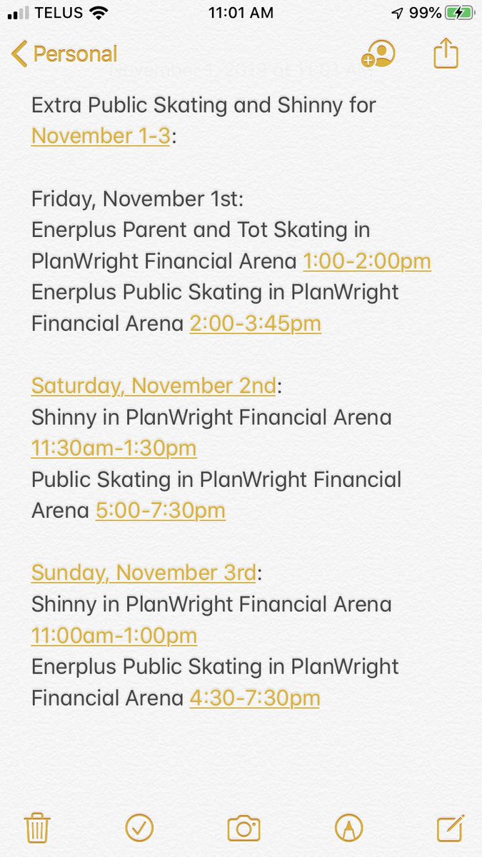 TownWainwright's tweet photo. Check out the extra public skating and shinny this weekend at the PMM. There is also lots of minor hockey, a @WWBisons game tonight, a @WWRustlers game tomorrow to check out and the concession is open!! #seeyouthere https://t.co/fB6Q5Rwplu