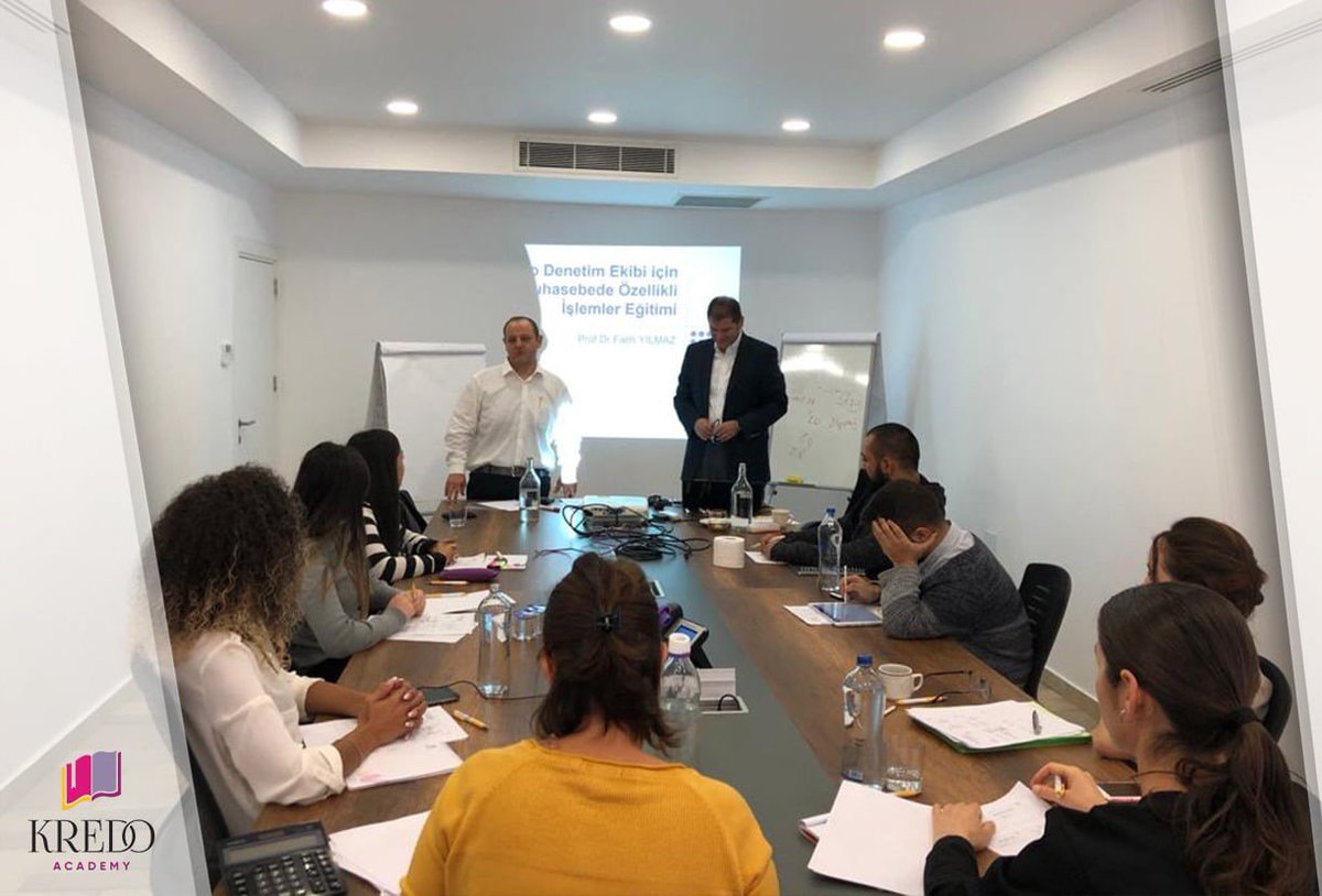 KredoCyprus's tweet photo. Müşterilerimiz için hayata geçirdiğimiz eğitim süreçleri gibi, kendi personelimizin de profesyonel eğitimlerine devam ediyor, kendi gelişimimizi sürdürüyoruz. Kredo Academy aracılığıyla yönettiğimiz, ekibimize özel Muhasebe Eğitimi’miz. https://t.co/JjtfeHMnnE
