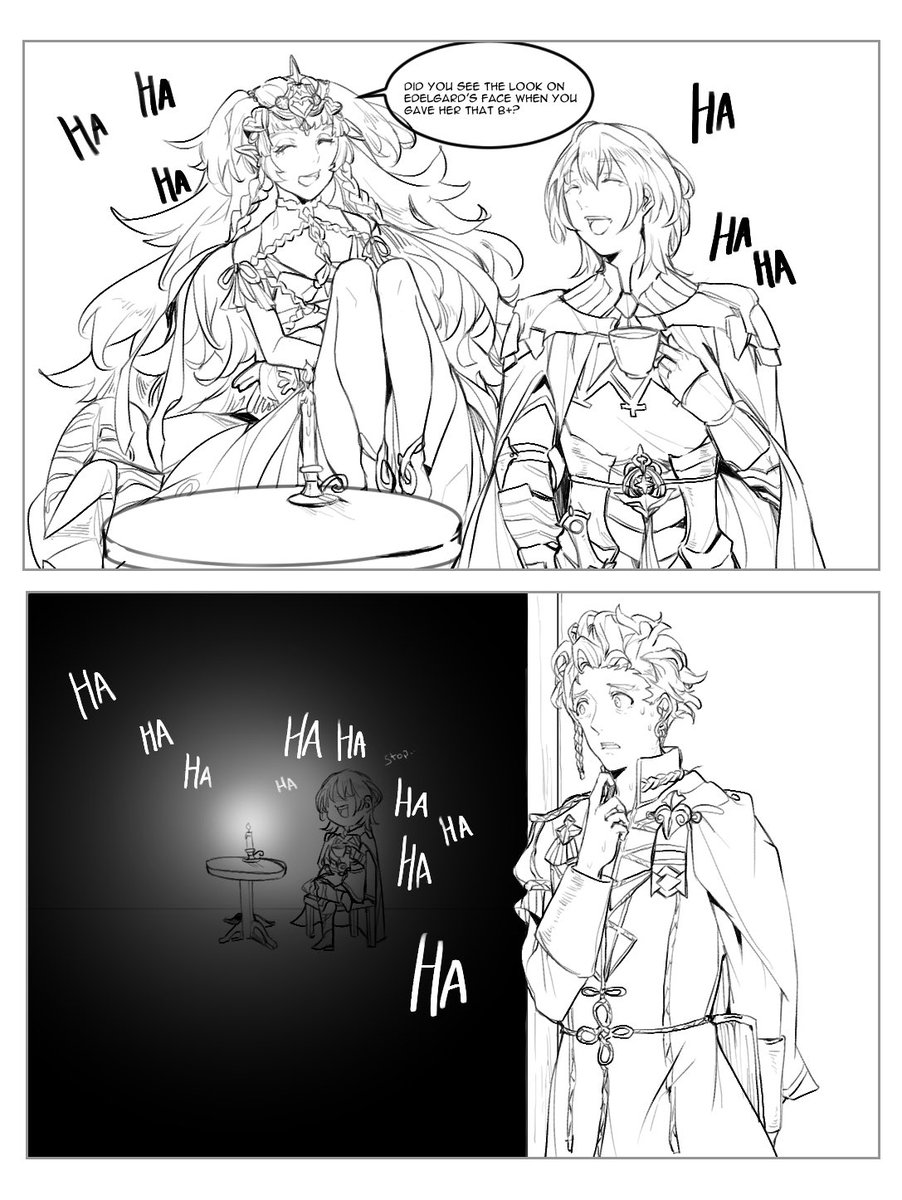 The professor's nightly tea parties #FireEmblemThreeHouses 