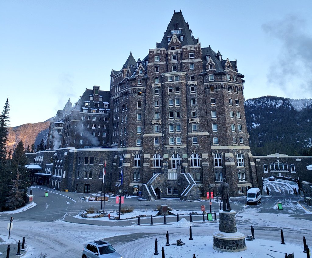 DigiSheri's tweet photo. 🤗Back from #TAIC2019 and full of inspiration! Thanks to the tourism pros who came by my session on authenticity and trust in digital storytelling. You have given me some new challenges to tackle! Shout out to @TravelAlberta for hosting at the beautiful @FairmontSprings🏰 https://t.co/9N8QuTZ5De