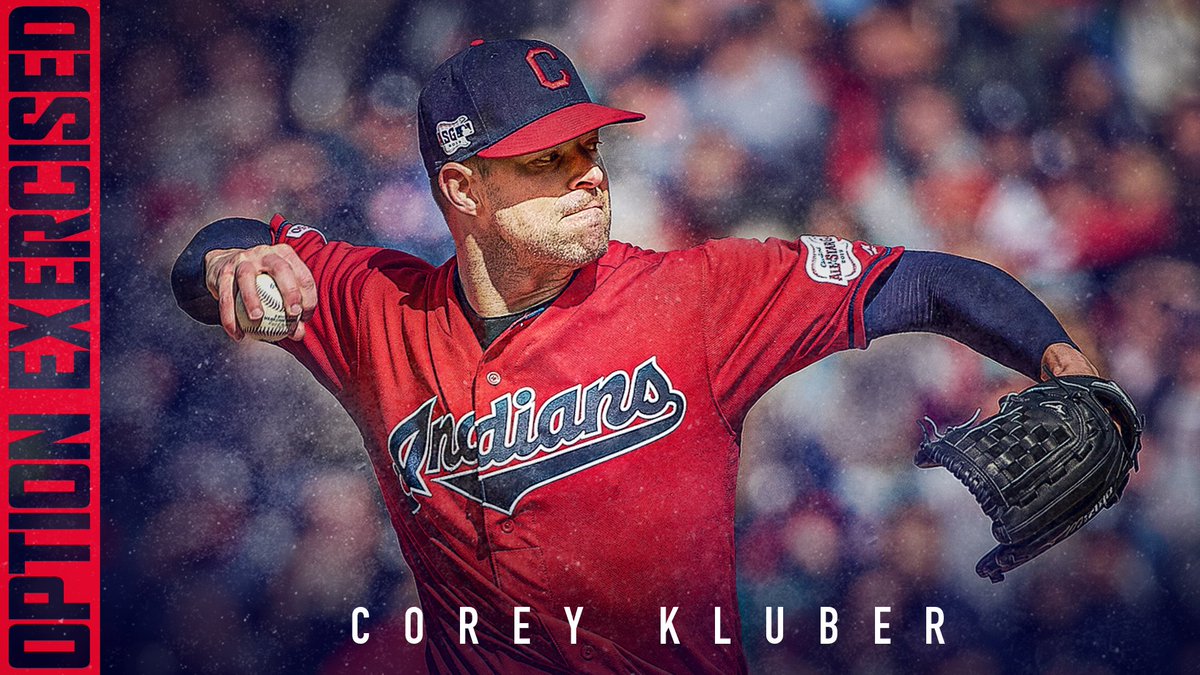 CleGuardians's tweet photo. It's official! 

The two-time Cy Young winner's option has been exercised for 2020 and he will be back for his ninth season in a Tribe uniform. https://t.co/RmGqP6ARnI