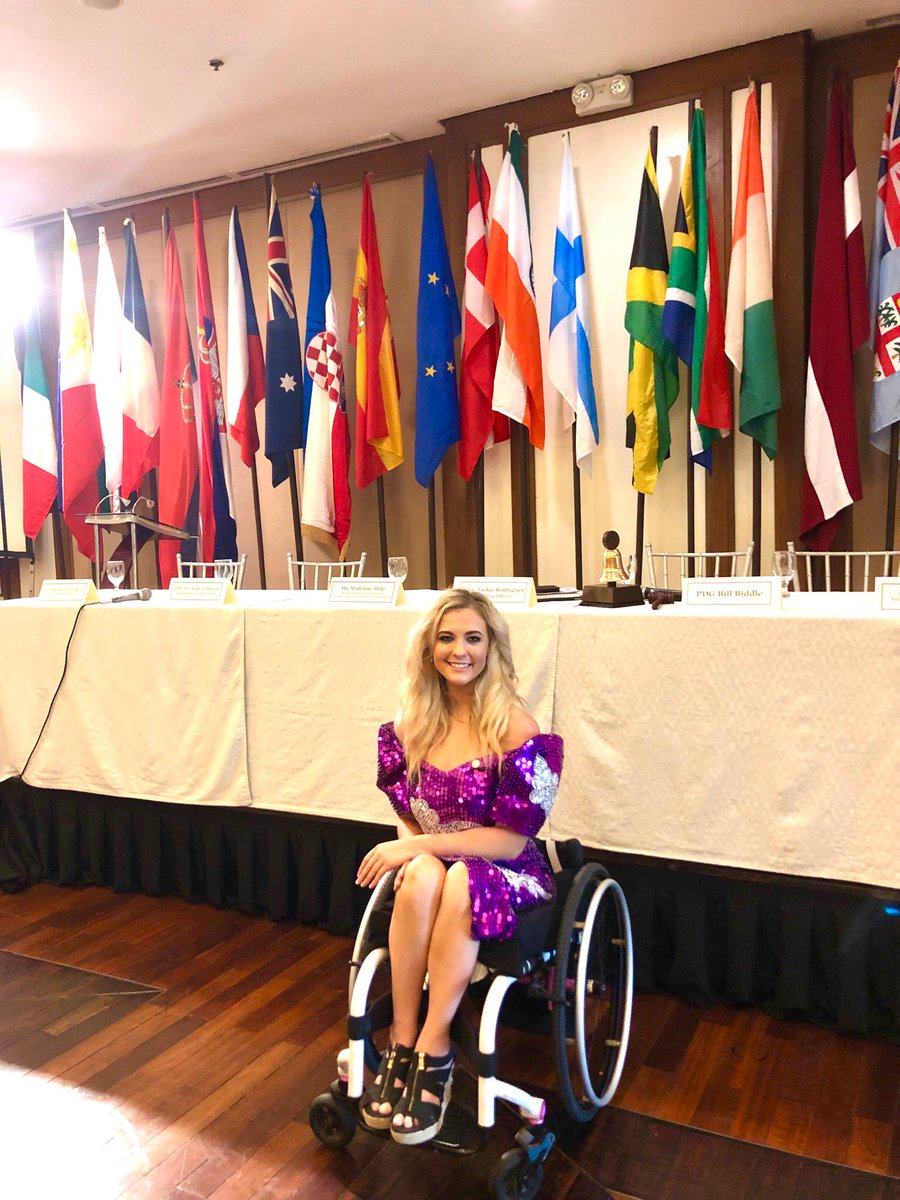 MadelineDelp's tweet photo. Just gave a speech addressing some of the biggest influencers in Manila (in a sparkly Filipino dress which makes it even better!) and am so grateful to the Rotary Club of Manila for the honor of being their keynote speaker!
#Rotary #Liveboundless #keynotespeaker https://t.co/3ysqoGcS8C