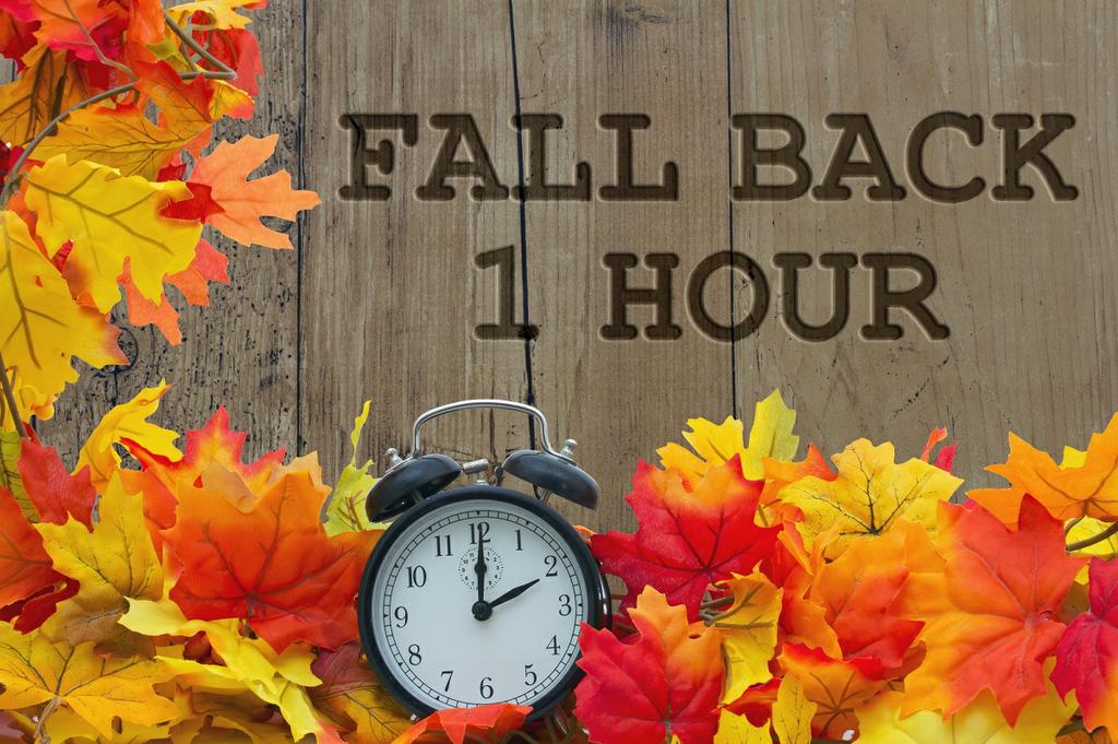 Daylight Savings Time ends.  Do not forget to change your clocks back 1 hour this Sunday 11/3!